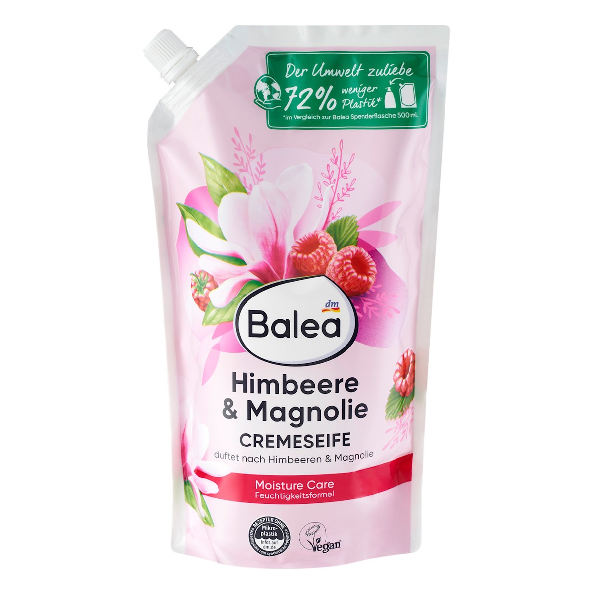 Balea tekuté krémové mydlo Malina & Magnólia, náplň 850 ml za 0,95 €